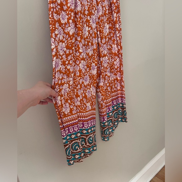 Anthropologie Petite Smocked Wide-leg Pants - Picture 4 of 6